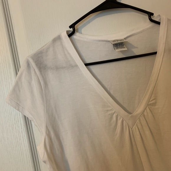 Fashion Bug Vneck Blouse with Sheer Bottom Sequins - Picture 2 of 8